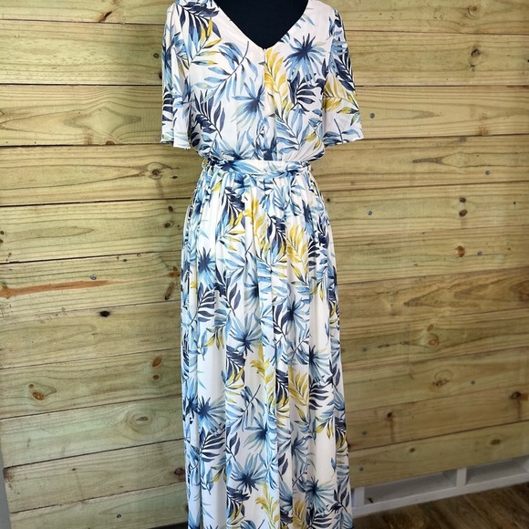 Girl meets Glam palm leaf dress size 6 - Picture 3 of 7